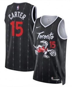 Vince Carter Toronto Raptors Nike Unisex 2025/26 Black Swingman Jersey - Hardwood Classics