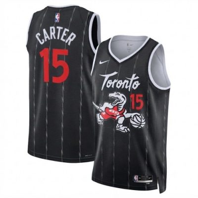 Vince Carter Toronto Raptors Nike Unisex 2025/26 Black Swingman Jersey - Hardwood Classics