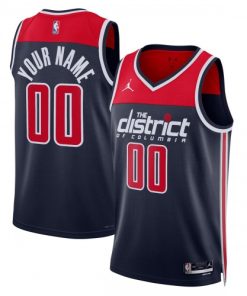 Washington Wizards Jordan Brand Unisex Swingman Custom Jersey - Statement Edition - Navy