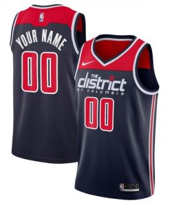 Washington Wizards Nike 2019/20 Custom Swingman Jersey Navy - Statement Edition