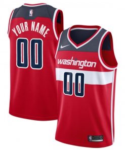Washington Wizards Nike Custom Swingman Jersey  - Red