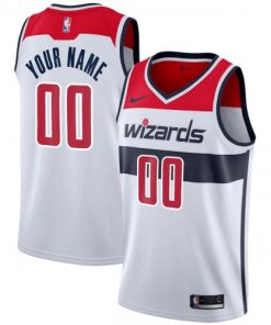 Washington Wizards Nike Custom Swingman Jersey White - Association Edition