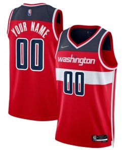Washington Wizards Nike Diamond Swingman Custom Jersey  - Red