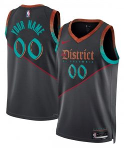 Washington Wizards Nike Unisex Custom Swingman Jersey - Black - Hardwood Classics