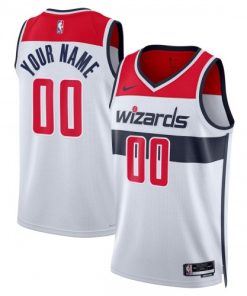 Washington Wizards Nike Unisex Swingman Custom Jersey White - Association Edition