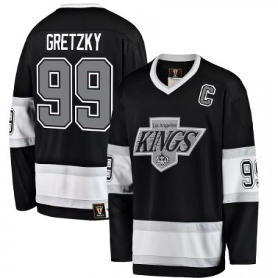 Wayne Gretzky Los Angeles Kings Premier Breakaway Retired Player Jersey - Black