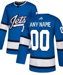 Winnipeg Jets adidas Alternate Authentic Custom Jersey - Blue