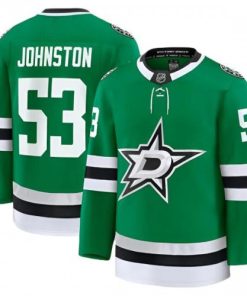 Wyatt Johnston Dallas Stars Home Premium Player Jersey - Kelly Green