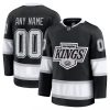 Youth Los Angeles Kings Home Premium Custom Jersey - Black