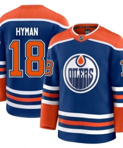 Zach Hyman Edmonton Oilers Home Premium Player Jersey