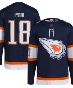 Zach Hyman Edmonton Oilers Navy Reverse Retro 2.0 Player Jersey