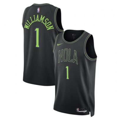 Zion Williamson New Orleans Pelicans Nike Unisex Swingman Jersey - Black - Hardwood Classics