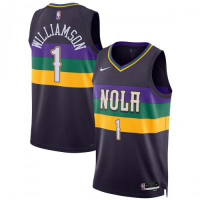 Zion Williamson New Orleans Pelicans Nike Unisex Swingman Jersey - Hardwood Classics - Purple