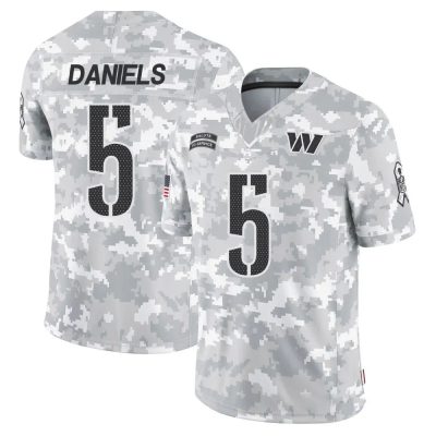 Jayden Daniels #5 Washington Commanders Nike Salute to Service Limited Jersey - Arctic Camo