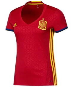 Jersey Spain Home Euro 2016 Women