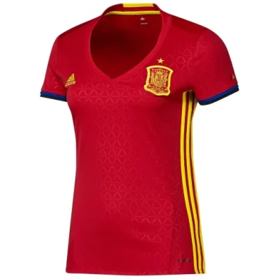 Jersey Spain Home Euro 2016 Women