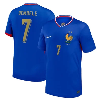 Jersey France Home 2024 - Demb??l?? Printing Or