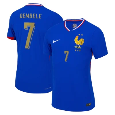 Jersey France Home 2024 - Demb??l?? Printing Or - Authentic