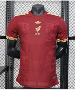 Jersey Mexico ??gold Rouge?? 2025/26 - Concept - Authentic