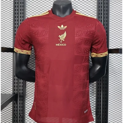 Jersey Mexico ??gold Rouge?? 2025/26 - Concept - Authentic