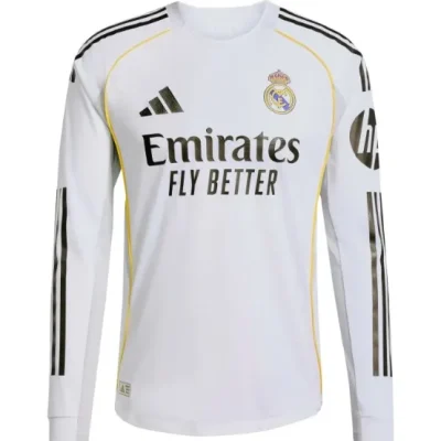 Jersey Real Madrid Home 2025/26 Ml - Authentic