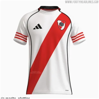 Jersey River Plate Home 2025/26 - Authentic