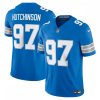 Aidan Hutchinson Detroit Lions #97 Nike Vapor F.U.S.E. Limited Jersey - Blue