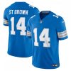 Amon-Ra St. Brown Detroit Lions #14 Nike Vapor F.U.S.E. Limited Jersey - Blue