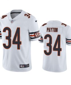 Chicago Bears #34 Walter Payton White Vapor Untouchable Limited Stitched NFL Jersey