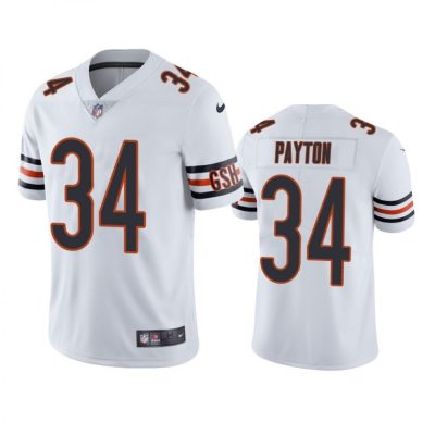 Chicago Bears #34 Walter Payton White Vapor Untouchable Limited Stitched NFL Jersey