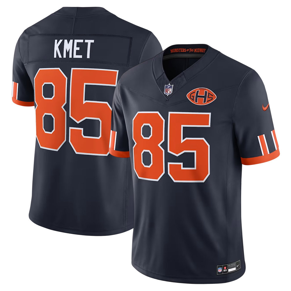 Chicago Bears #85 Cole Kmet Navy 2026 Rivalries Collection Vapor F.U.S.E. Limited Jersey