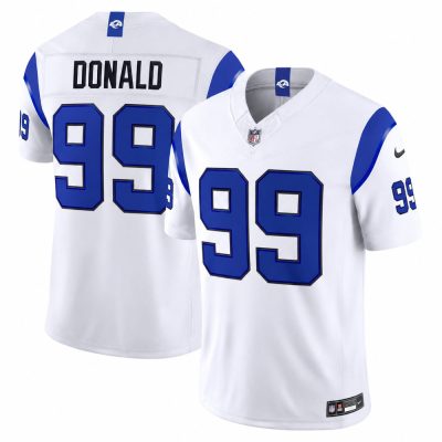 Los Angeles Rams #99 Aaron Donald Nike Fearsome White Vapor F.U.S.E. Limited Jersey