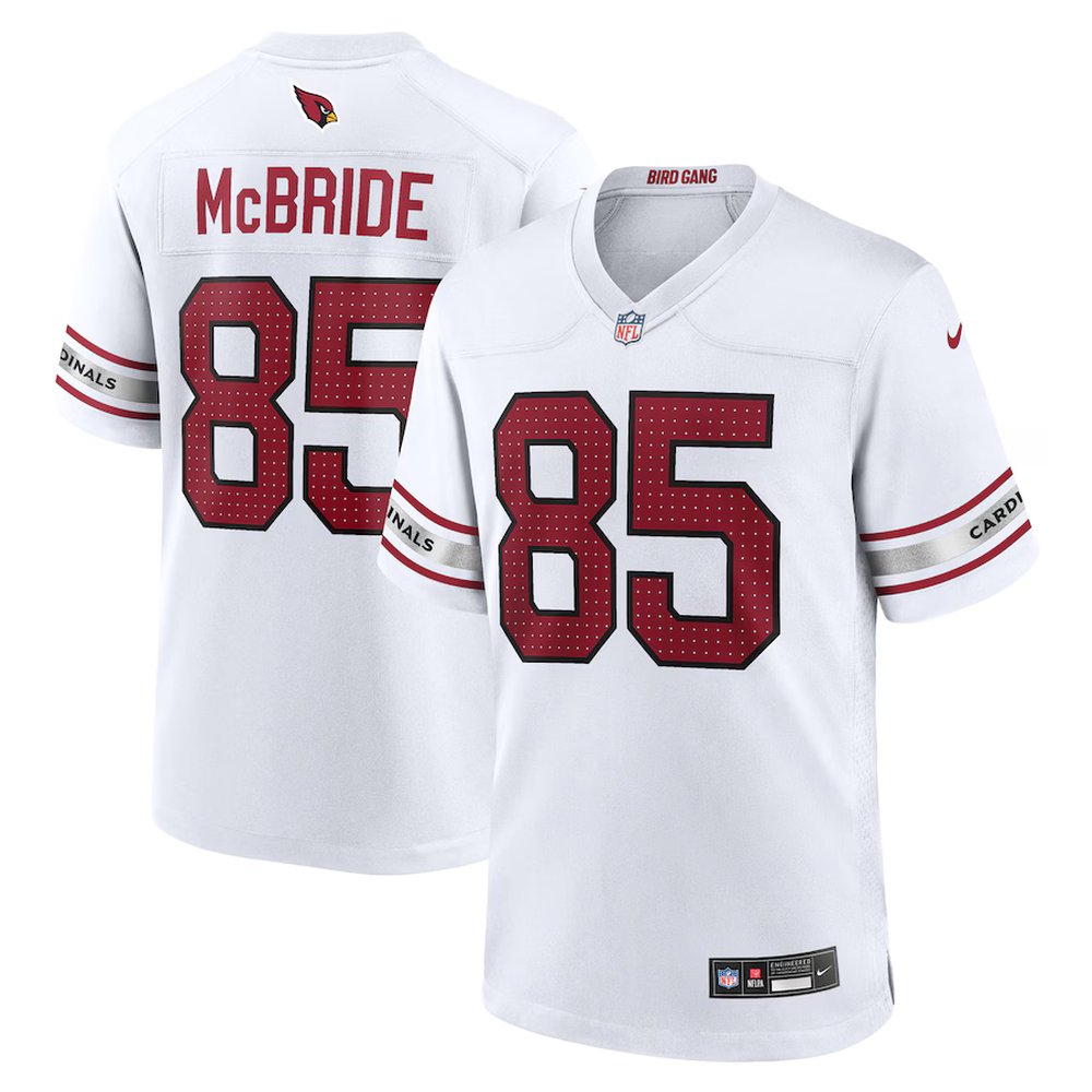 Mens Arizona Cardinals Trey McBride Nike White Game Jersey
