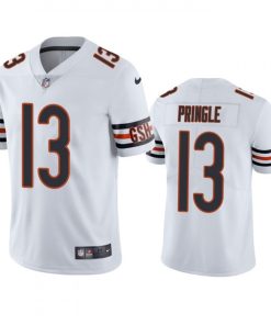 Men's Chicago Bears #13 Byron Pringle White Vapor untouchable Limited Stitched Football Jersey