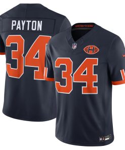 Men's Chicago Bears #34 Walter Payton Navy 2026 Rivalries Collection Vapor F.U.S.E. Limited Jersey