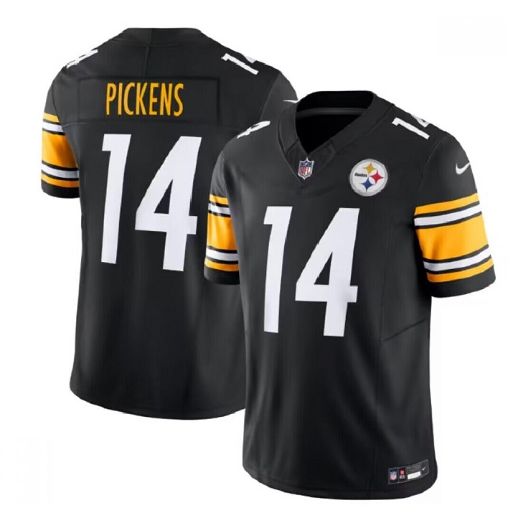 Pittsburgh Steelers #14 George Pickens Black F.U.S.E. Vapor Untouchable Limited Jersey