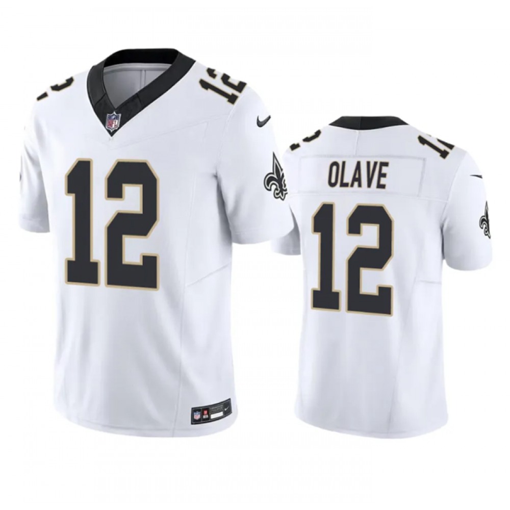 New Orleans Saints #12 Chris Olave White F.U.S.E. Vapor Untouchable Limited Stitched Jersey