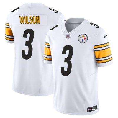 Pittsburgh Steelers #3 Russell Wilson White F.U.S.E. Vapor Untouchable Limited Jersey