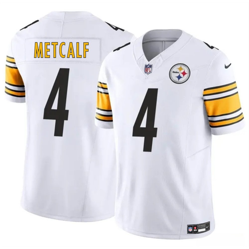 Pittsburgh Steelers #4 DK Metcalf White F.U.S.E. Vapor Untouchable Limited Stitched Jersey